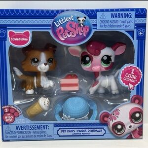 Littlest Pet Shop Cowabunga Pet Pairs - Brown and Pink